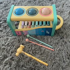 MingTa Holz-Set Xylophon/Metallophon mit Schlägeln & Klangwürfel