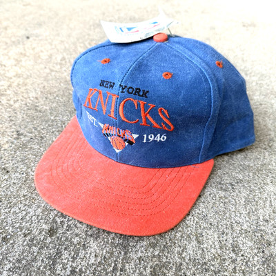 Vintage 1990s New York Knicks Drew Pearson NBA Snapback Hat! Deadstock, Champs!