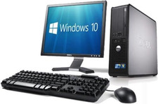 PC Bundle - 22" Monitor & Dell OptiPlex Core 2 Duo 4GB RAM 160GB HDD Windows 10