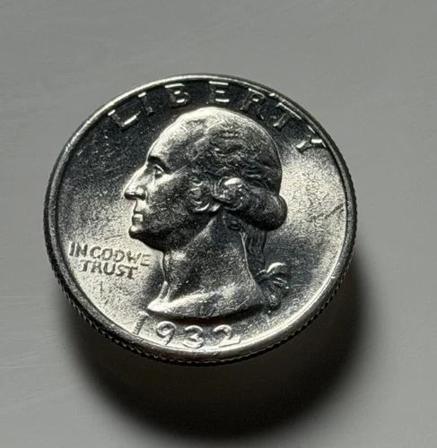 1932 Washington Quarter (90% Silver) - BU Condition - NO RESERVE AUCTION