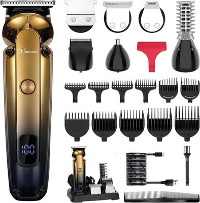 Beard Trimmer Electric Zero Gapped T-Blade Waterproof Cordless