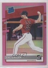 2020 Panini Donruss Rated Rookie Holo Pink Zac Gallen #54 sh7