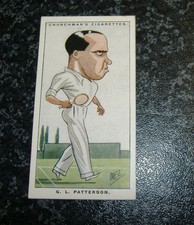Churchman - Men Of the Moment In Sport No41 - G.L. Patterson, Tennis