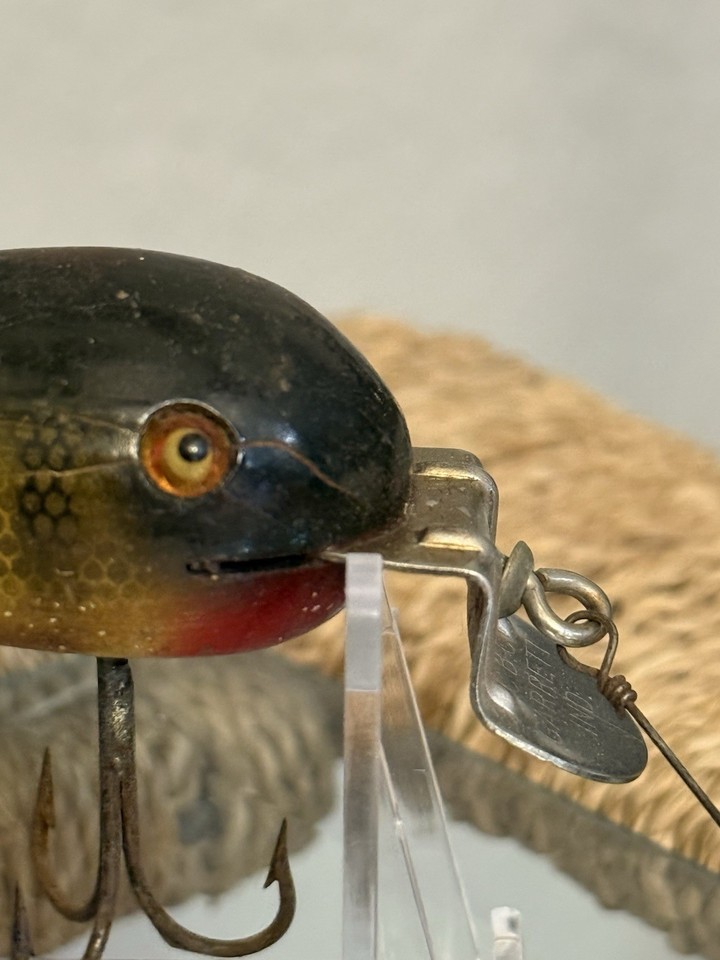 Leurre De Pêche Creek Chub CCBC Dingbat Vintage Bois - Topwater - Original