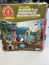 KENNER 1974 STEVE SCOUT WARNING FROM THUNDERHEAD WEATHER STATION SET