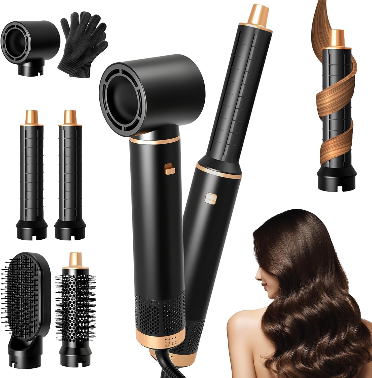 Multistyler 5 in 1 Ioni Negativi | Asciugacapelli e Styler Ceramica