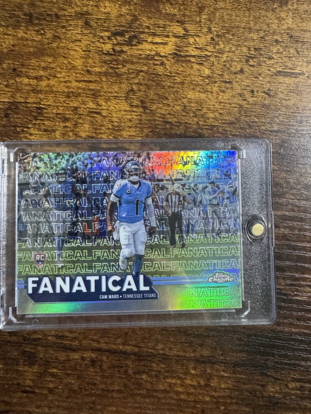 2025 Topps Chrome Fanatical Refractor Cam Ward Titans RC Rookie Case Hit 📈🔥
