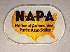 VINTAGE NAPA AUTO PARTS STORE NATIONAL AUTOMOTIVE PARTS ASSOCIATION PATCH