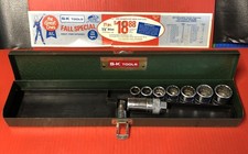 S-k Tools Usa Metal Tool Box W 8 S-k Wayne 38 Drive Sockets 1.5 Extension S-k Tools Usa Metal Tool Box W 8 S-k Wayne 38 Drive Sockets 1.5 Extension