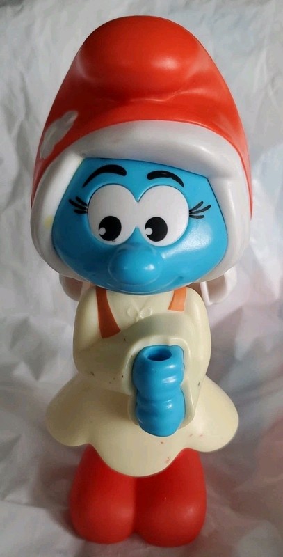 2016 BURGER KING SMURFETTE 5 1/2" FIGURE - THE SMURFS THE LOST VILLAGE, 3 APPLES