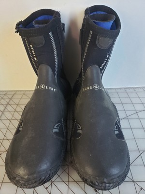 USED AQUA LUNG POLARZIP 5mm SCUBA BOOTS MENS SIZE 9/ EURO 42 DEVGRU NSW