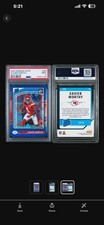 2024 Panini Donruss Optic Xavier Worthy Chiefs Rated Rookie Blue Mojo PSA 9 #300