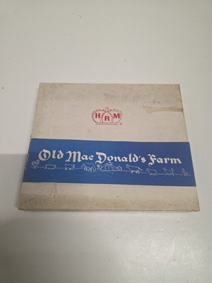 1950s HRM cookie cutter vintage animal set With Original Box (T12)