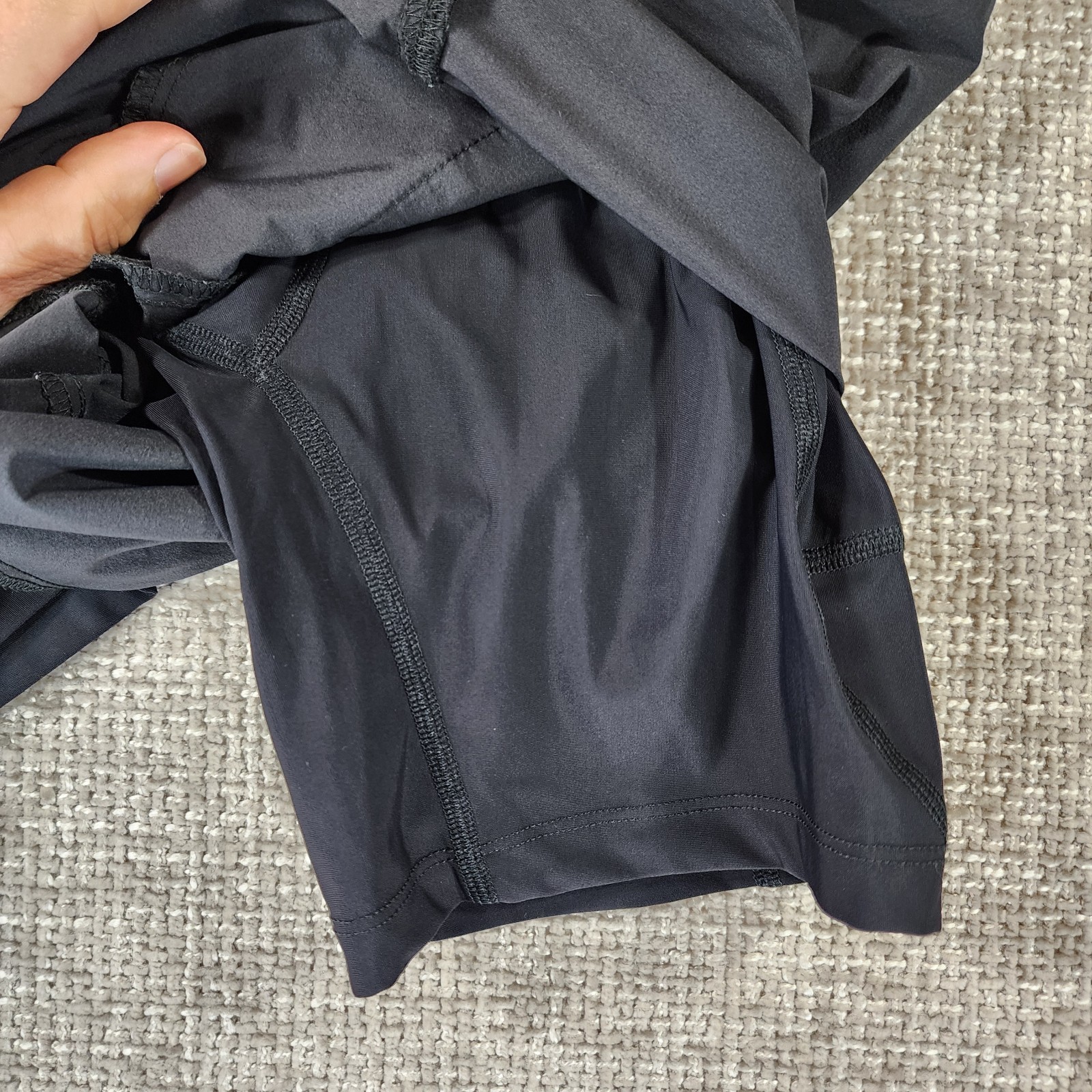 Whoop Lined Training Shorts Mens M Black 4.0 Performance Lifting Gym Running