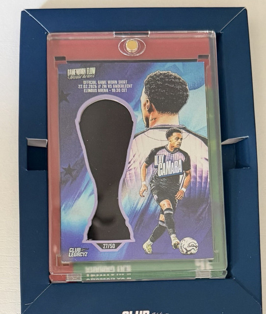 Club Legacyz Game Worn Patch Ilay Camara  27/50