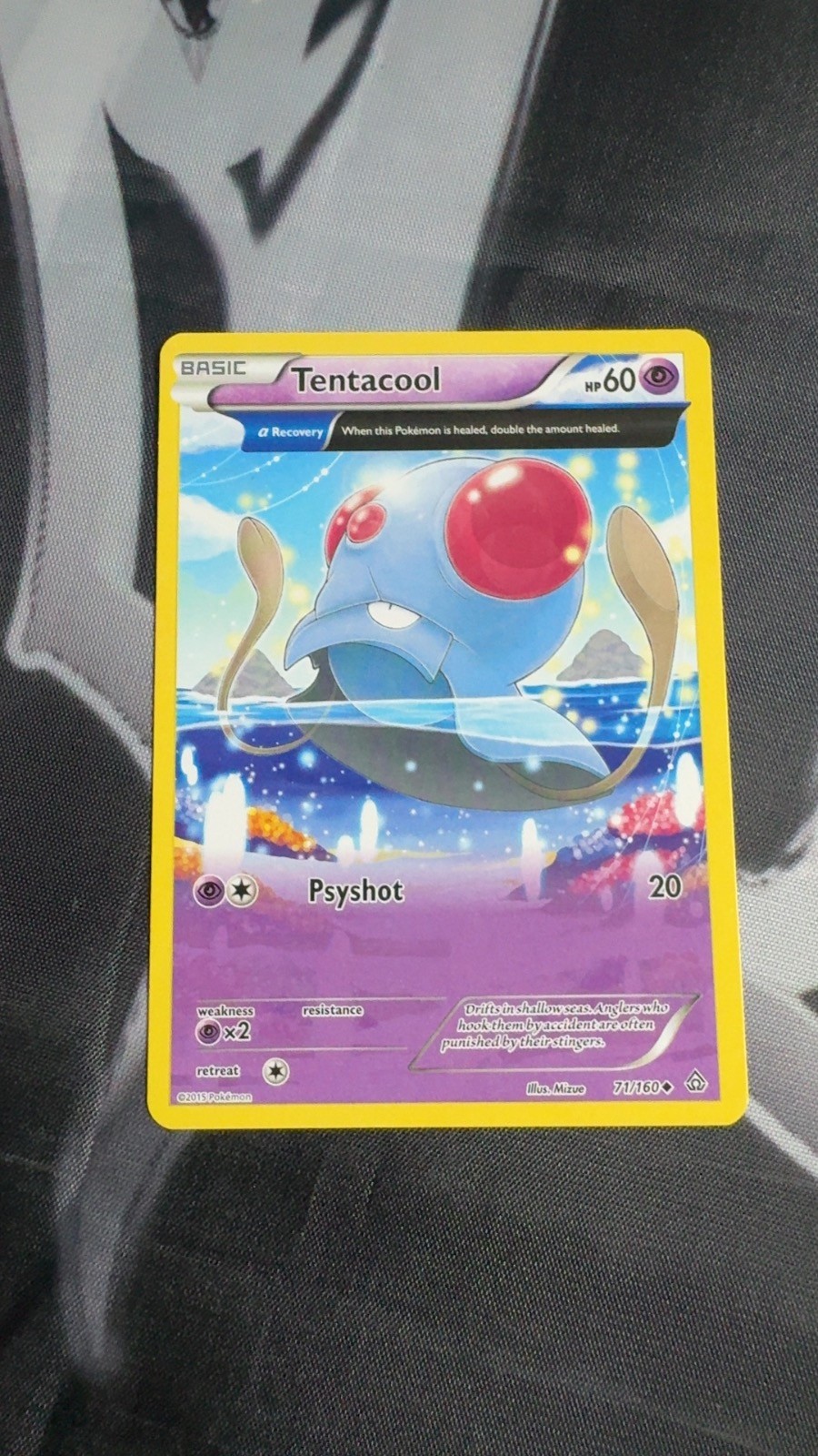 Tentacool 71/160 Uncommon Primal Clash Pokemon Near Mint