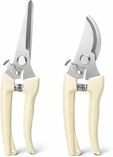 Garden Pruning Shears 2 Pack Gardening Shears Garden Scissors Stainless Steel Pr