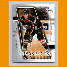 Pascal Dupuis Rookie #204 2001-02 Upper Deck MVP Minnesota Wild Hockey Card NHL. rookie card picture