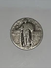 1930 Standing Walking Liberty Quarter Silver Circulated 90%