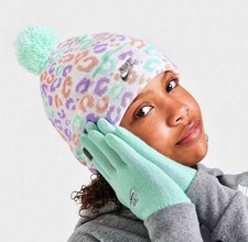 Nike Girl Mint Foam Beanie and Glove Set