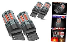 7444 7443 LED Brake/Tail For Silverado 1500 2500 2015-2022 Red Brake Bulb red