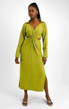 ASOS EDITION Womens Green Midi Dress RRP £90