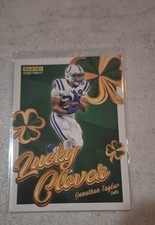Jonathan Taylor - 2025 Panini Instant SSP Shamrock Parallel Lucky Clover Rare #6