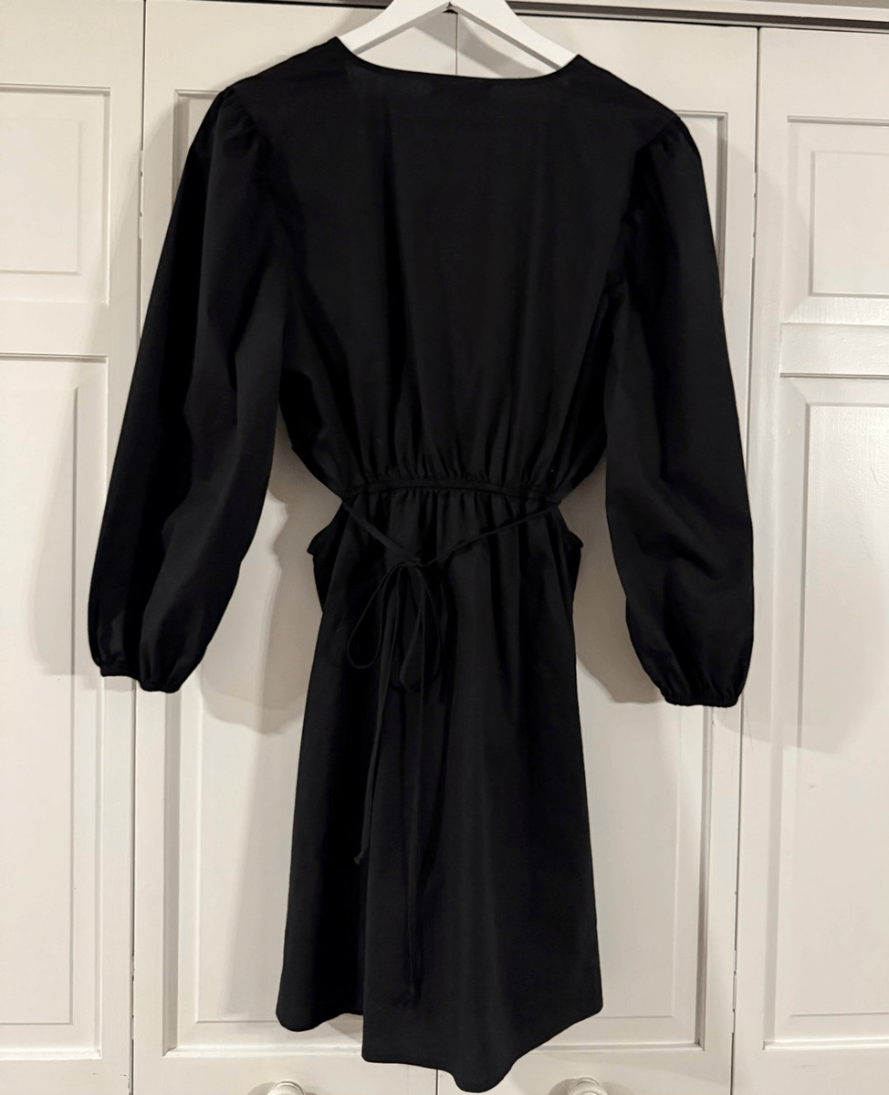 House Of Harlow 1960 black ORing cutout dress size large View 6