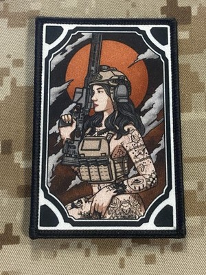 Hot Tatted Girl Sniper Ar15 Patch FOG Modern Arms TF Tango Foxtrot Supdef Wrmfzy