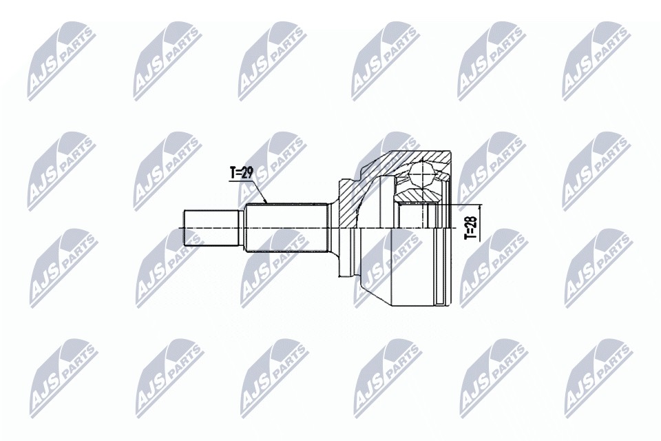 NPZ-PL-041 NTY Joint Kit, drive shaft for FIAT,NISSAN,OPEL,RENAULT,VAUXHALL - Image 6