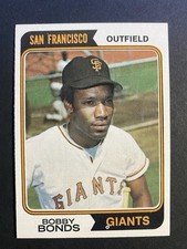 1974 Topps Baseball Bobby Bonds San Francisco Giants Card #30 (v)