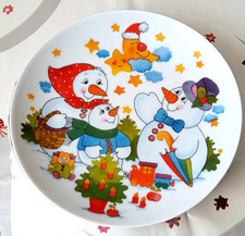 DDR WANDTELLER WEIHNACHTEN PORZELLAN