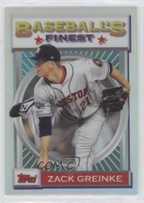 2020 Topps Finest Flashbacks Refractor Zack Greinke #35 0qj6