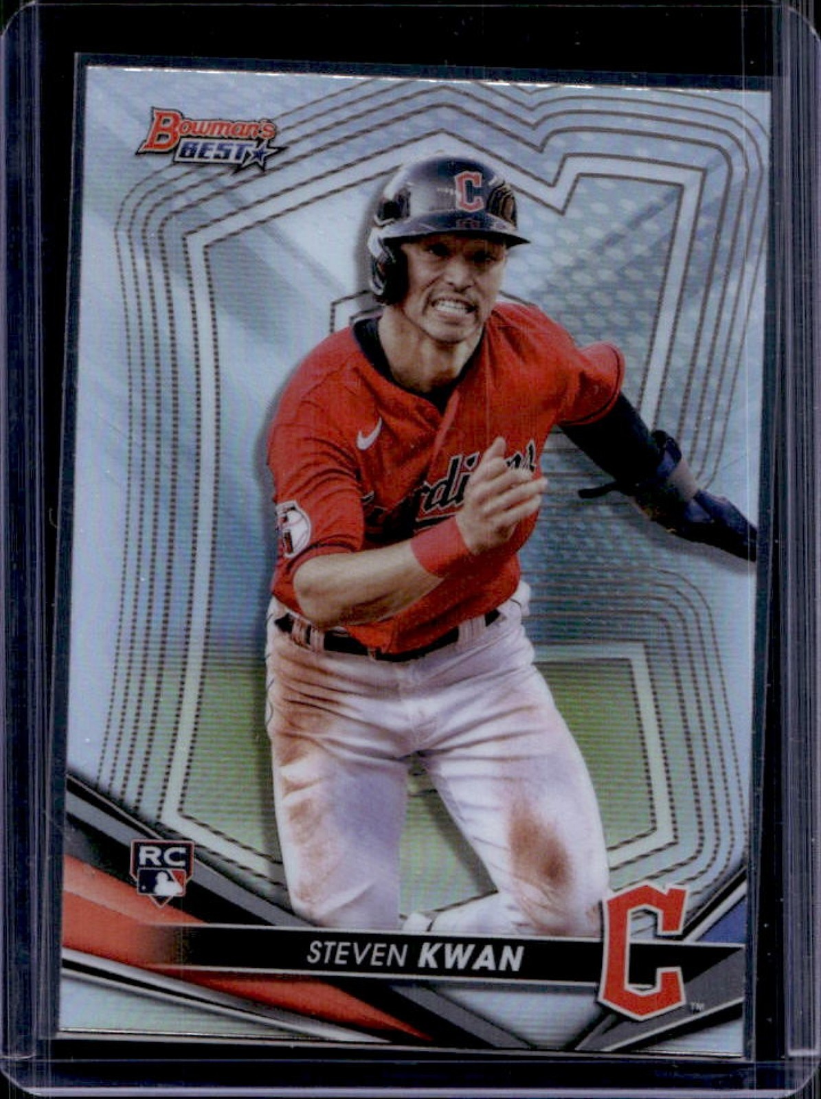 2022 Bowman's Best Steven Kwan RC Refractor Rookie #35 Guardians