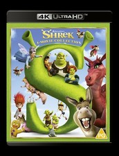 Shrek 1-4 4K UHD Blu-ray Sutton Foster Daniel Breaker UK IMPORT