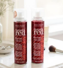 John Frieda Radiant Red Color Finish Super Hold Hair Spray 7 oz lot of 2