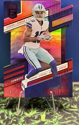 2022 Donruss Elite Jalen Tolbert Status Red Die-Cut 6 /7 Asian Exclusive RC SSP