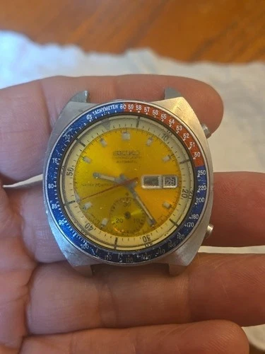 VINTAGE SEIKO 6139-6002 CHRONOGRAPH, PARTS. See Description