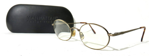 Manhattan MN-? Eyeglass Frame Bronze metal eyewear