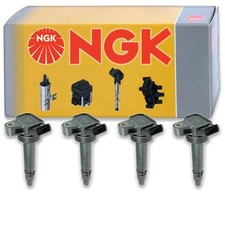 4 pc NGK 48966 U5068 Ignition Coils for UF314 UF-314 IC444 GN10333 E344 nq