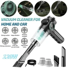 30000PA 120W Aspiradora De Mano Para Casa Auto Carro Inalambrica Limpieza Carros