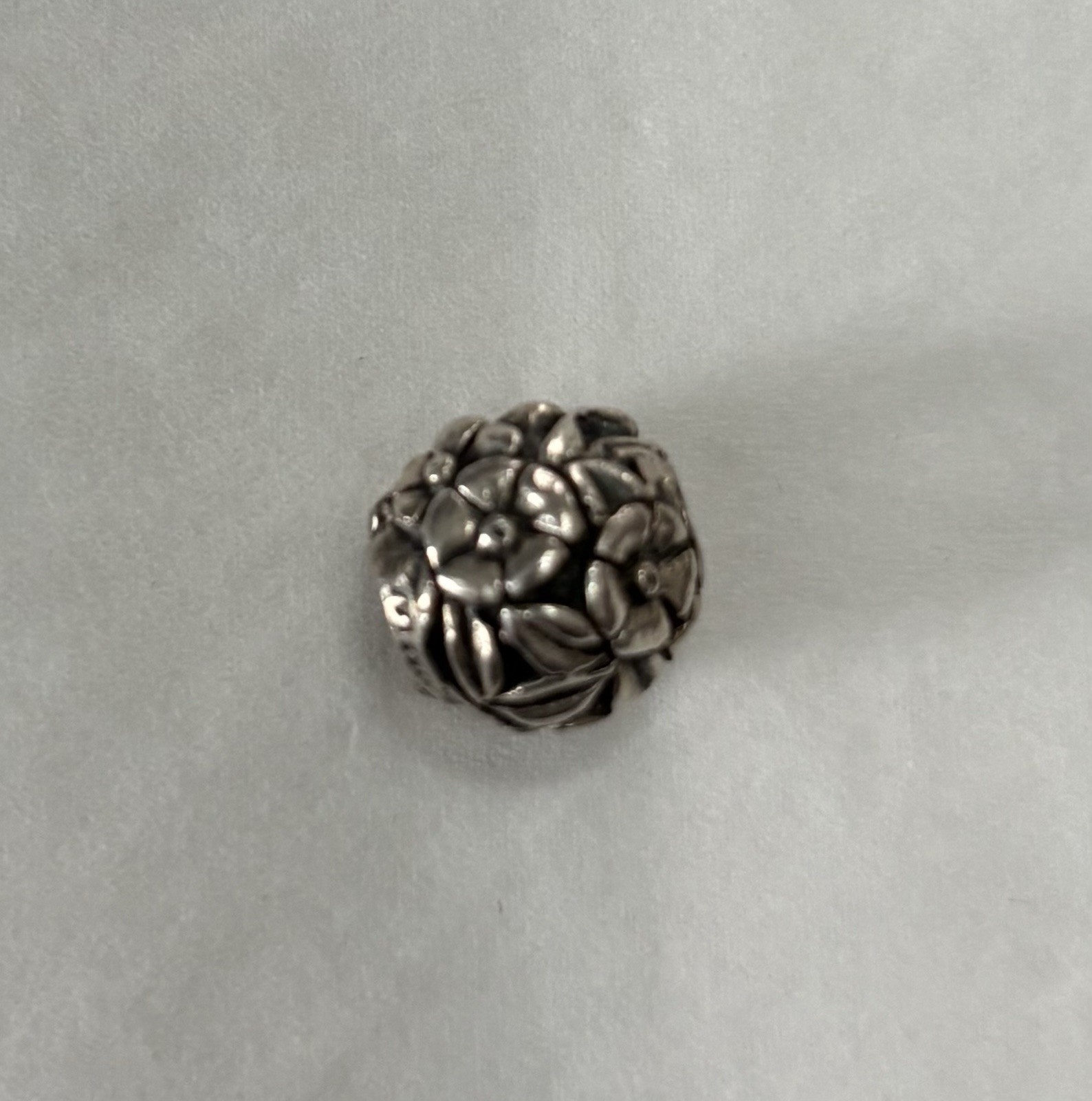 Trollbeads Silver Floral Stackable Bead Charm Nat… - image 8