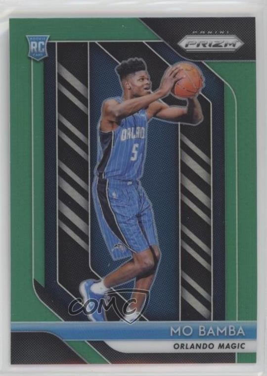 2018-19 Panini Prizm Green Prizm Mo Bamba #99 Rookie RC