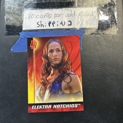 Jb2d Marvel Daredevil 2003 Topps #4 Elektra  Natchios Jennifer Garner