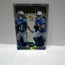 2025 Panini Donruss Jaxon Smith-Njigba Kenneth Walker III #14 Seahawks
