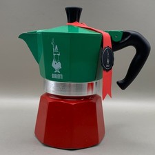 Bialetti Moka Express Tricolore Stovetop Coffee 3 Cup Espresso Maker Italy New