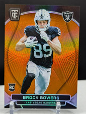 Brock Bowers #/99 Orange ROOKIE 2024 Panini Totally Certified #109 Vegas Raiders