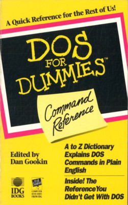 Dos for dummies - Command reference (englisch)