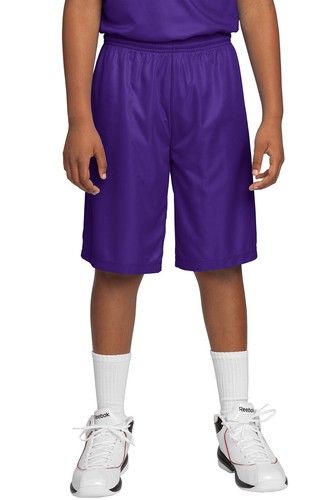 Sport-Tek YT560 Youth PosiCharge Smooth Windowpane Mesh Reversible Shorts - Picture 51 of 65