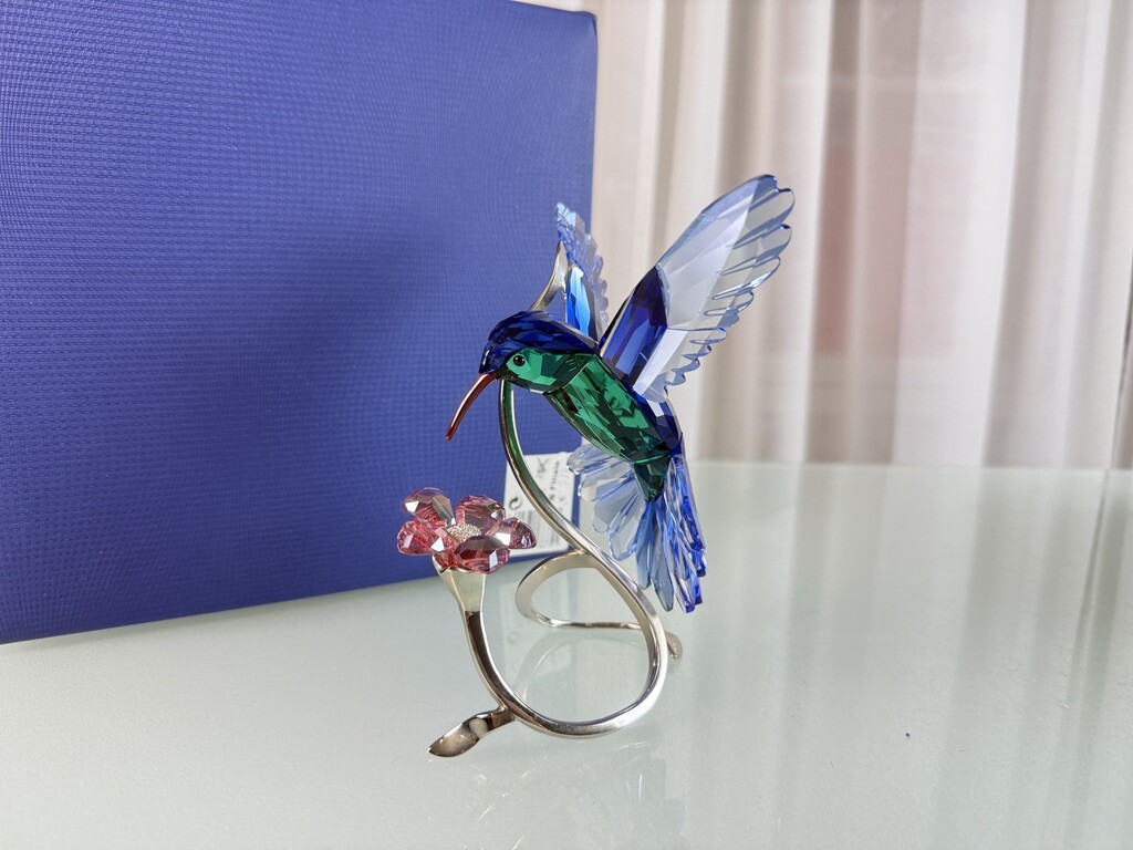Swarovski Figurine 1188779 Hummingbird 12.7 x 16 cm Original